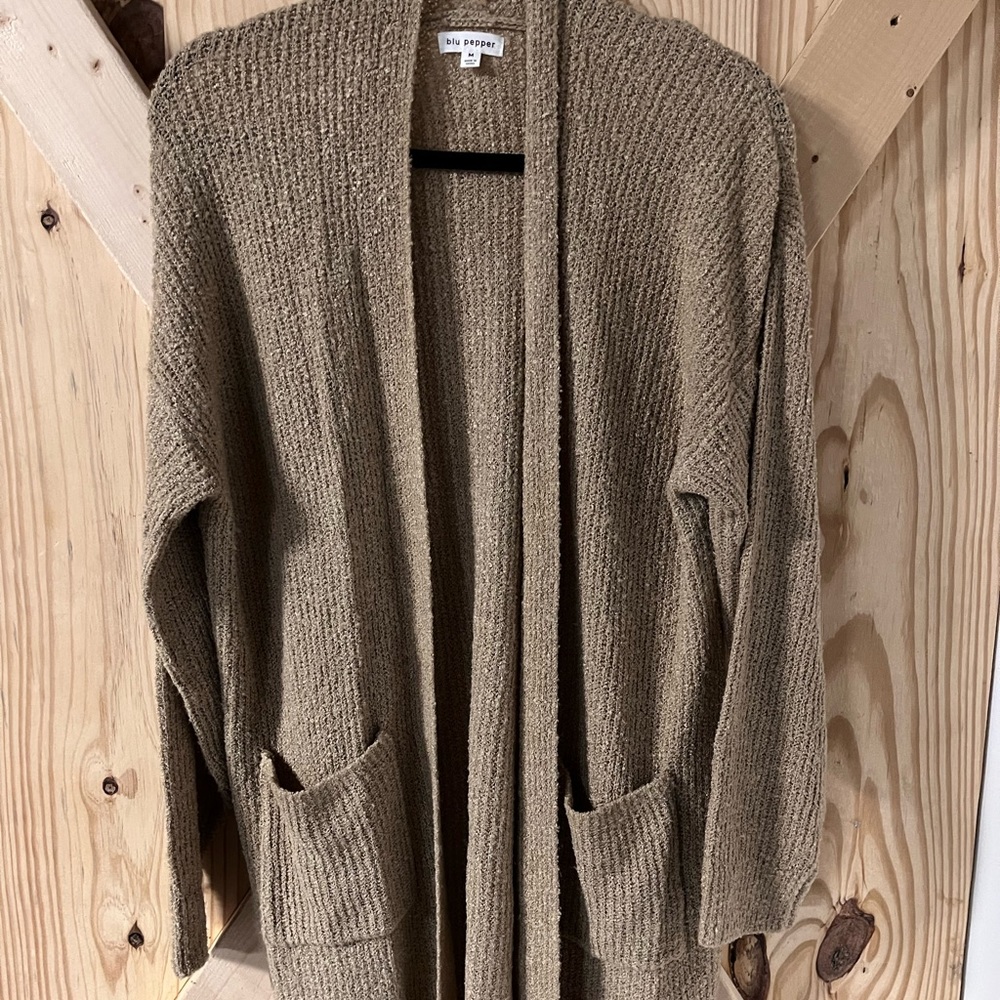 Blue Pepper Sweater Cardigan